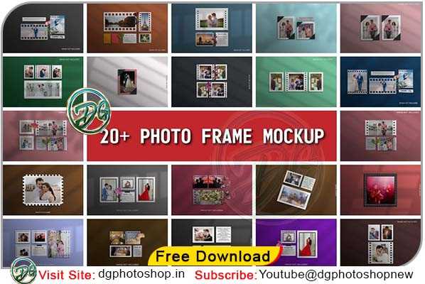 24 Valentine's Day Photo Frame Mockups