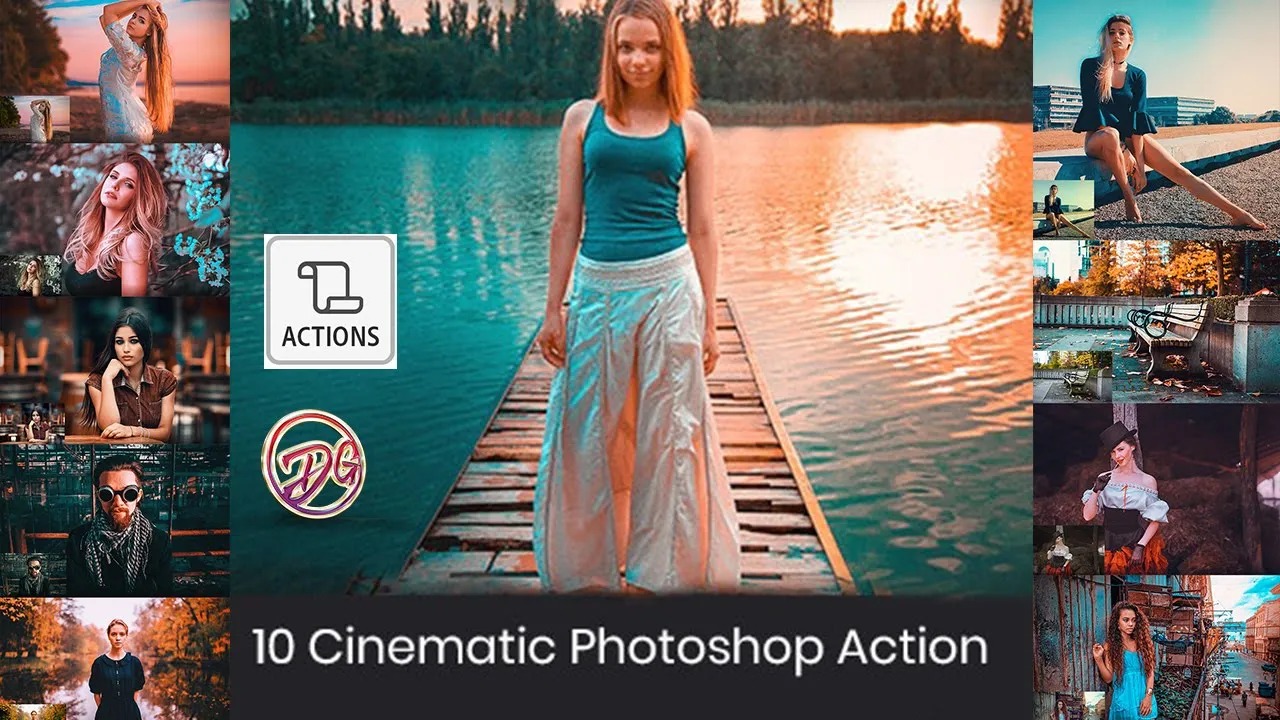 10 Cinematic Color Grading Effects With Photoshop Action