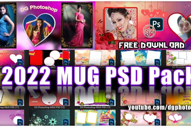 2022 MUG PSD Pack Free Download