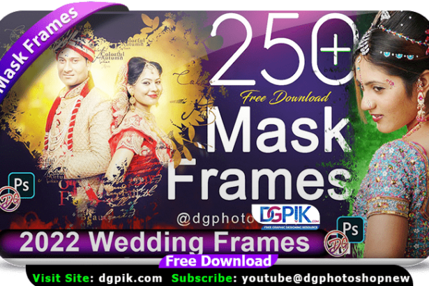 250+ Mask Frame in PNG For Photoshop Free
