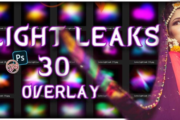 30 Lomo Light Leaks Overlays JPG
