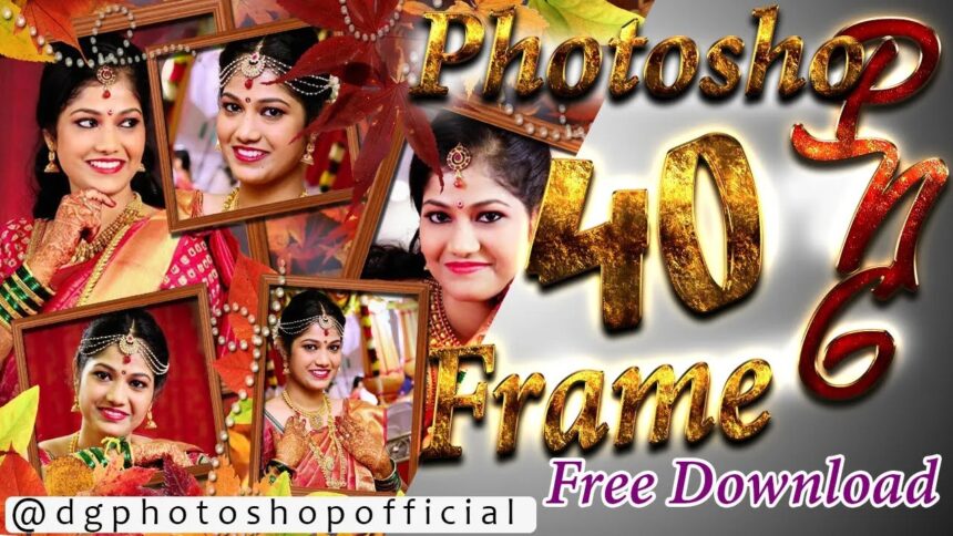 40 Beautiful Photos Frame in PNG