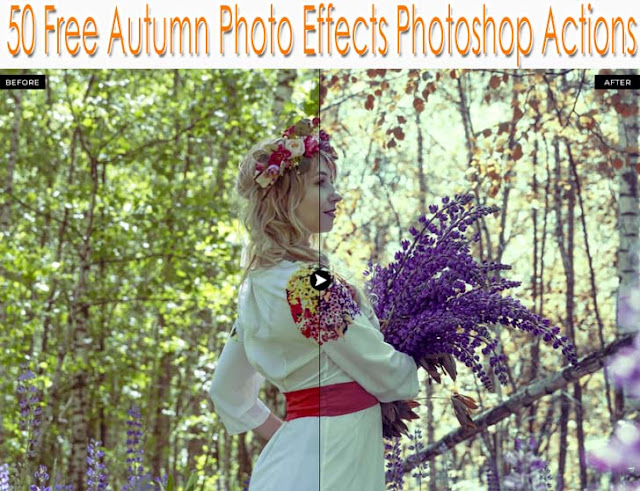 50 Free Autumn Photo Effects Photoshop Actions (3)