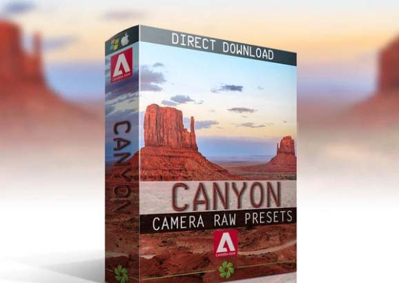 500 Canyon Camera Raw Presets Collection