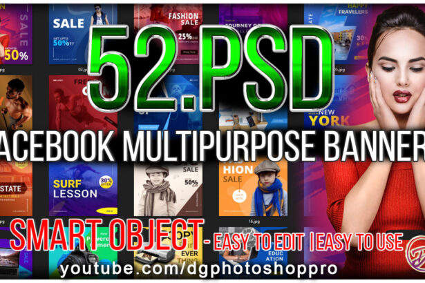 52 PSD Facebook Multipurpose Banners