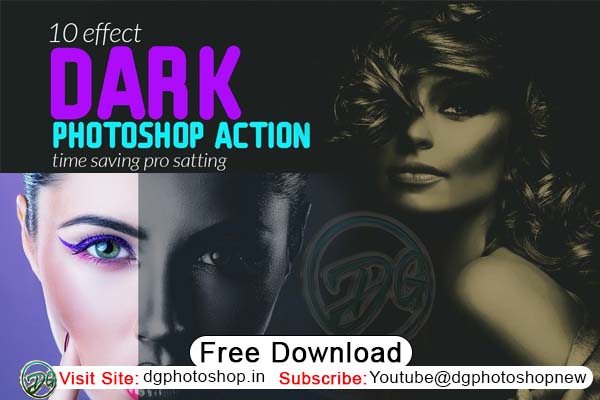 Dark Effects Photoshop Action Free Download