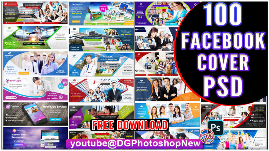 Facebook Cover Ultimate Megapack 100 psd