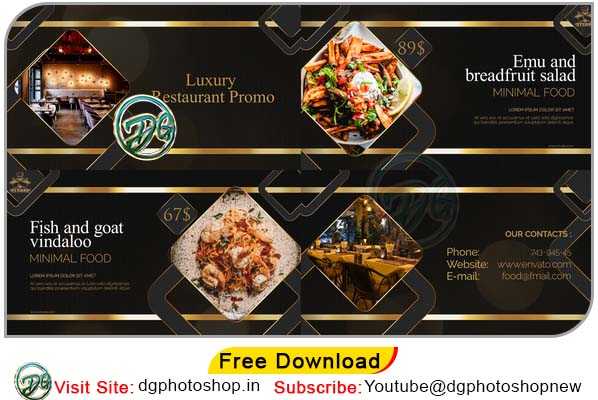 Luxury Restaurant Promo After Effect Project dgpik