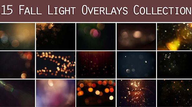 15 Fall Light Overlays Collection Free Download