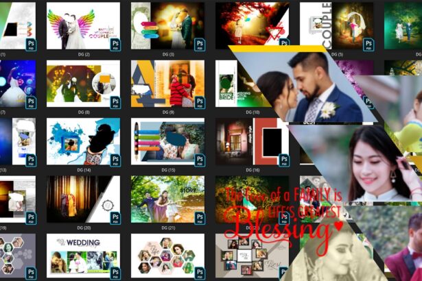18x24 Wedding Album Psd Templates Free Download