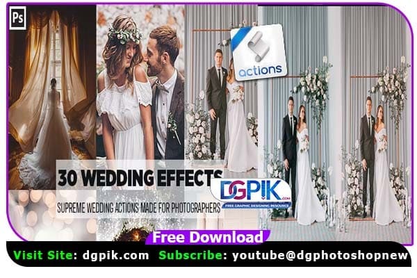 30 Wedding Photoshop Effects