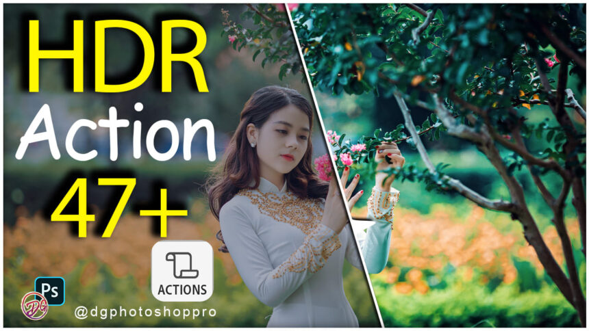 47 HDR Pro Photoshop Action Free