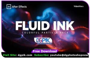 Fluid Neon Ink And Particles Pack