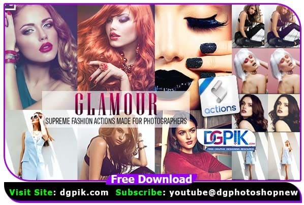 Glamour Photography Effect Photoshop Actions