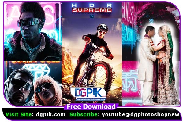 HDR Supreme Photoshop Actions