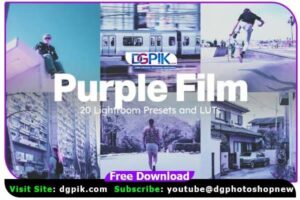 20 Purple Film Lightroom Presets and LUTs