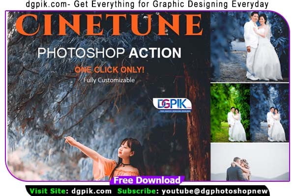 Cinetune Cinematic Color Grading Effects Photoshop Action