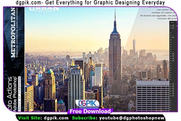Metropolitan-Workflow Photoshop Action Collection