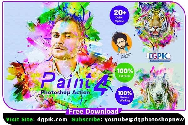 Paint Effect Photoshop Action