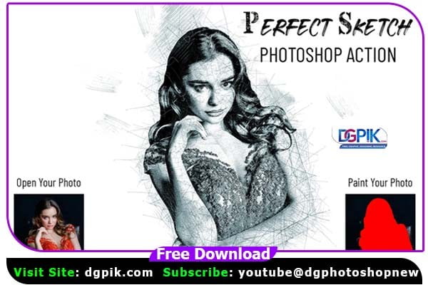 Perfect Sketch Effect Photoshop Action