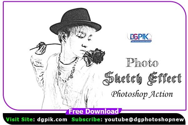 Photo Sketch Effect Photoshop Action