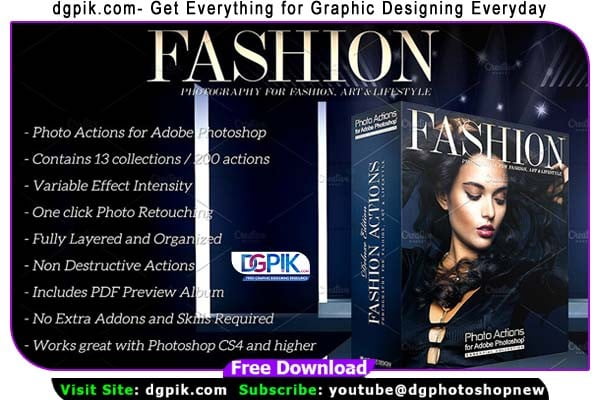 Photoshop Actions for Fashion