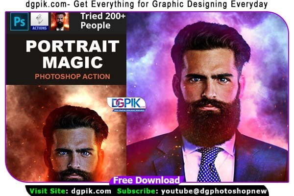 Portrait Magic Photoshop Action