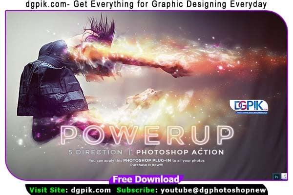 Power Explosion Photoshop Action