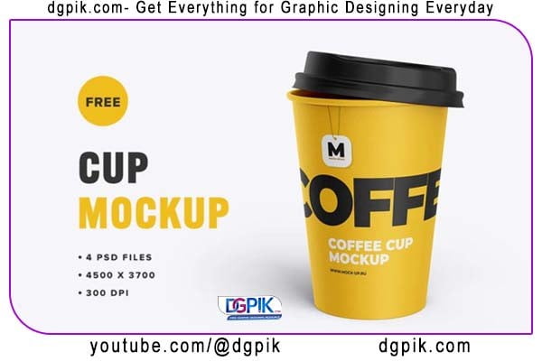 Tea and Coffee Cup Psd Mockup