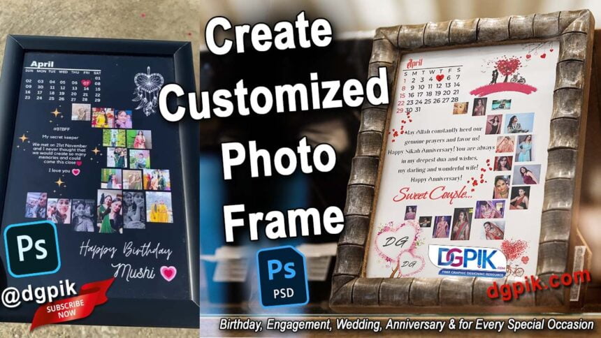 create Customized Photo Frame Psd