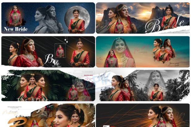 Bride DM Wedding Album 10Psd