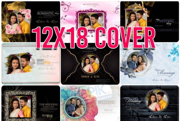 12X18 Wedding Album Cover 100PSD