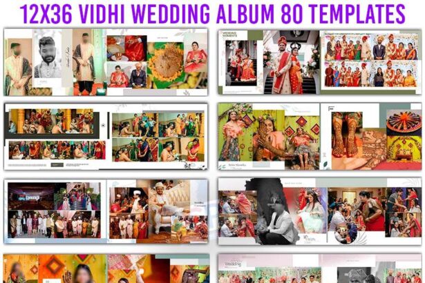 12X36 Vidhi Wedding Album 80 PSD Templates dg Vidhi 1126