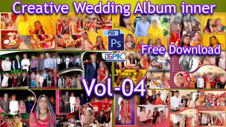 12X36 Creative Wedding Album inner 60 PSD