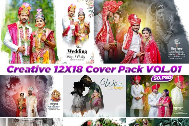Creative 12X18 Cover Pack VOL.01 50 PSD By DGPik