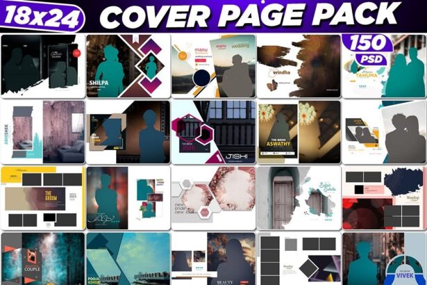 Creative 150 COVER PAGE PSD PACK 18x24