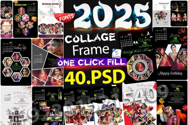 NEW 2025 Anniversary and Birthday Customized Photo Frame