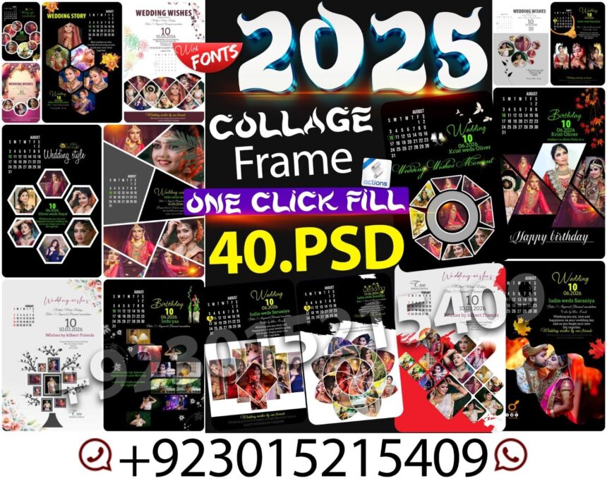NEW 2025 Anniversary and Birthday Customized Photo Frame