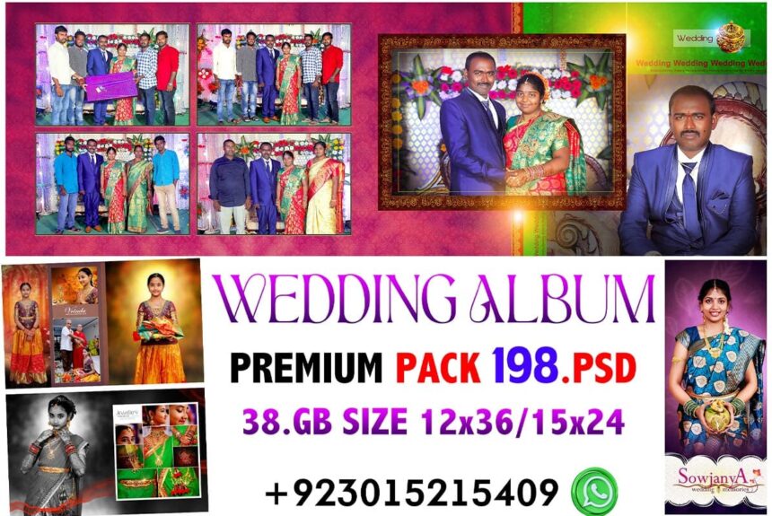 NEW Wedding Album 12x36 Premium 198 PSD Pack DGPik