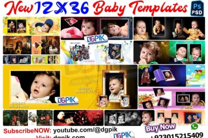 New 12X36 Baby PSD Templates 119. Psd
