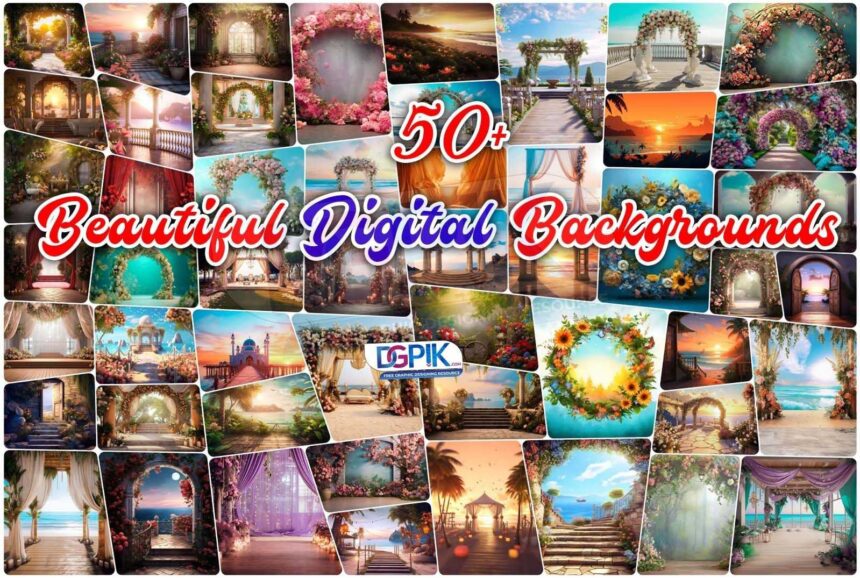 New Beautiful Digital Backgrounds 52jpg