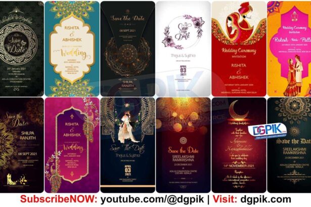 NEW 60 WEDDING INVITATION Psd Template
