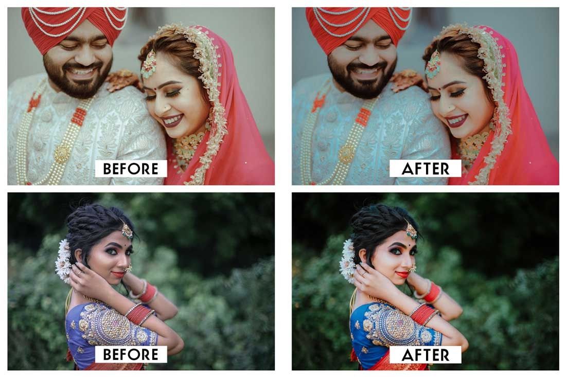 65 Wedding Photography Presets | Camera Raw And Lightroom One Click Preset