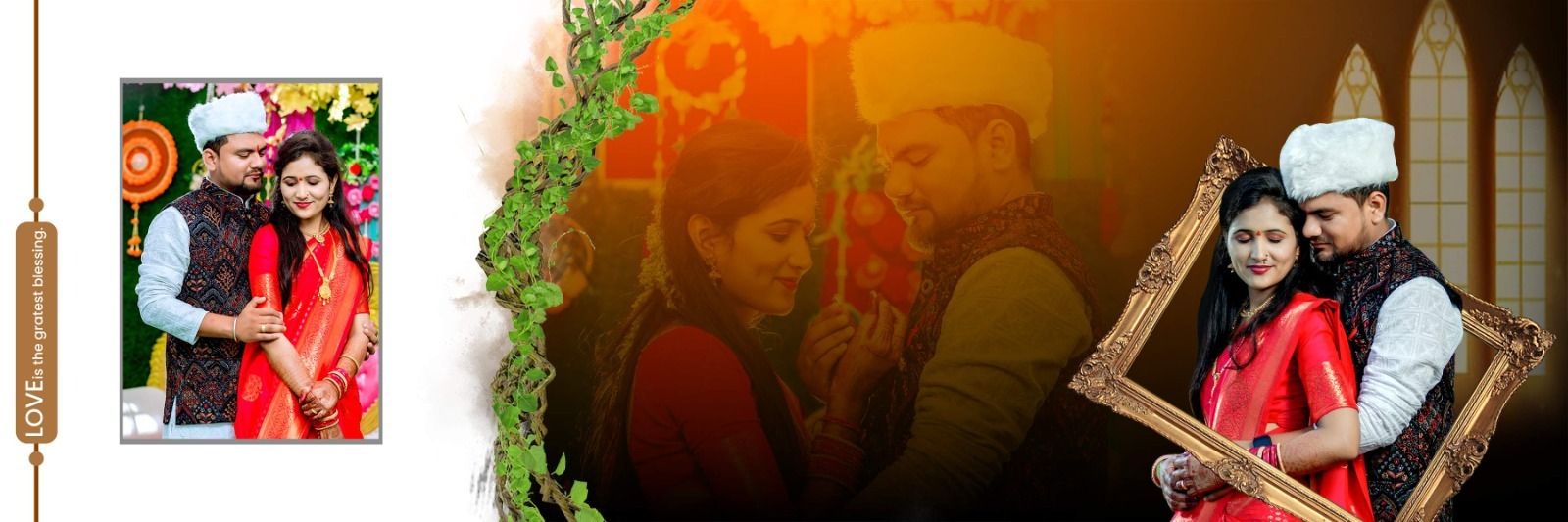 12X36 Double Exposer Wedding Album (20 Premium PSD)