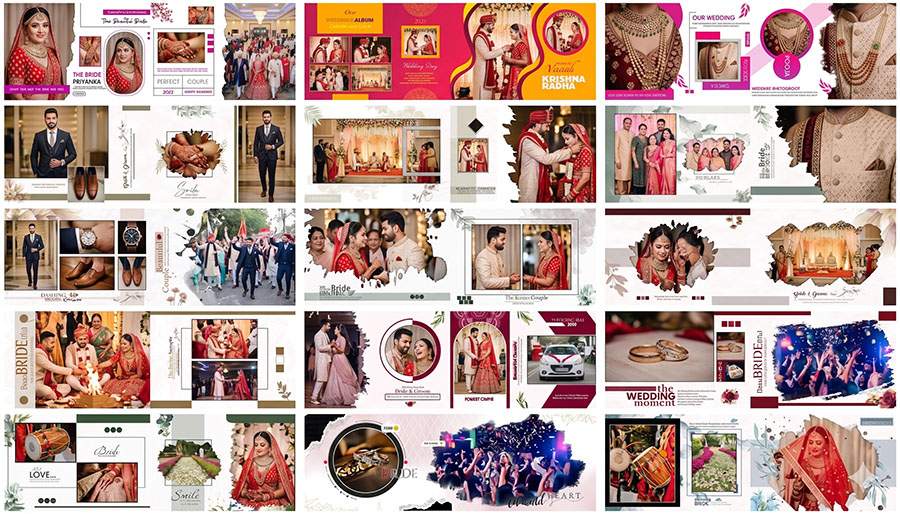 Free 15 12x36 Wedding Album Pages Free PSD Download 2026