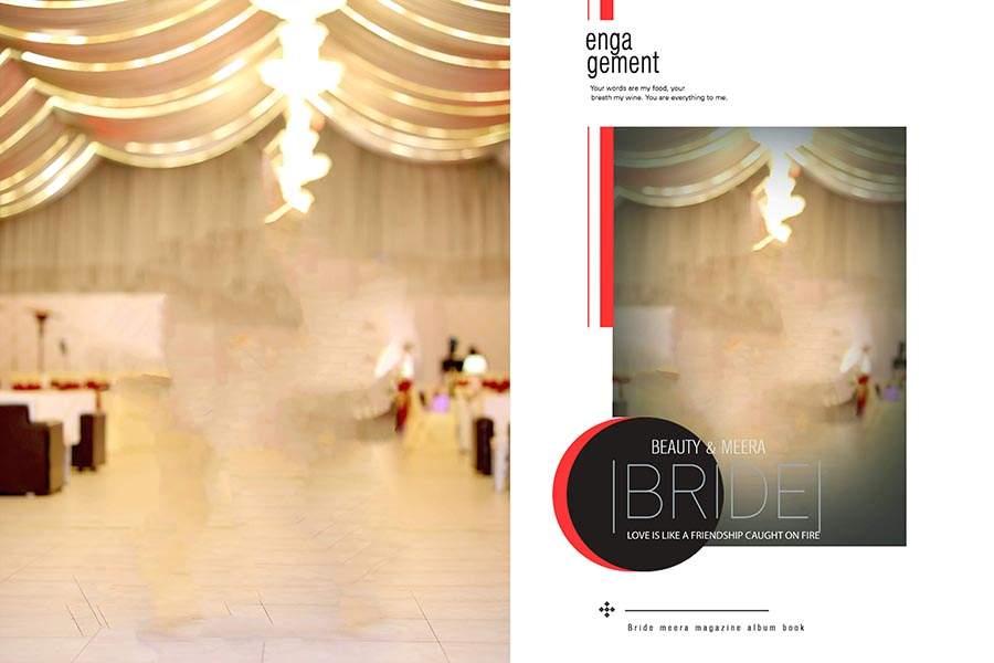 Professional Wedding Album Design PSD Template 16x24 Preview 3